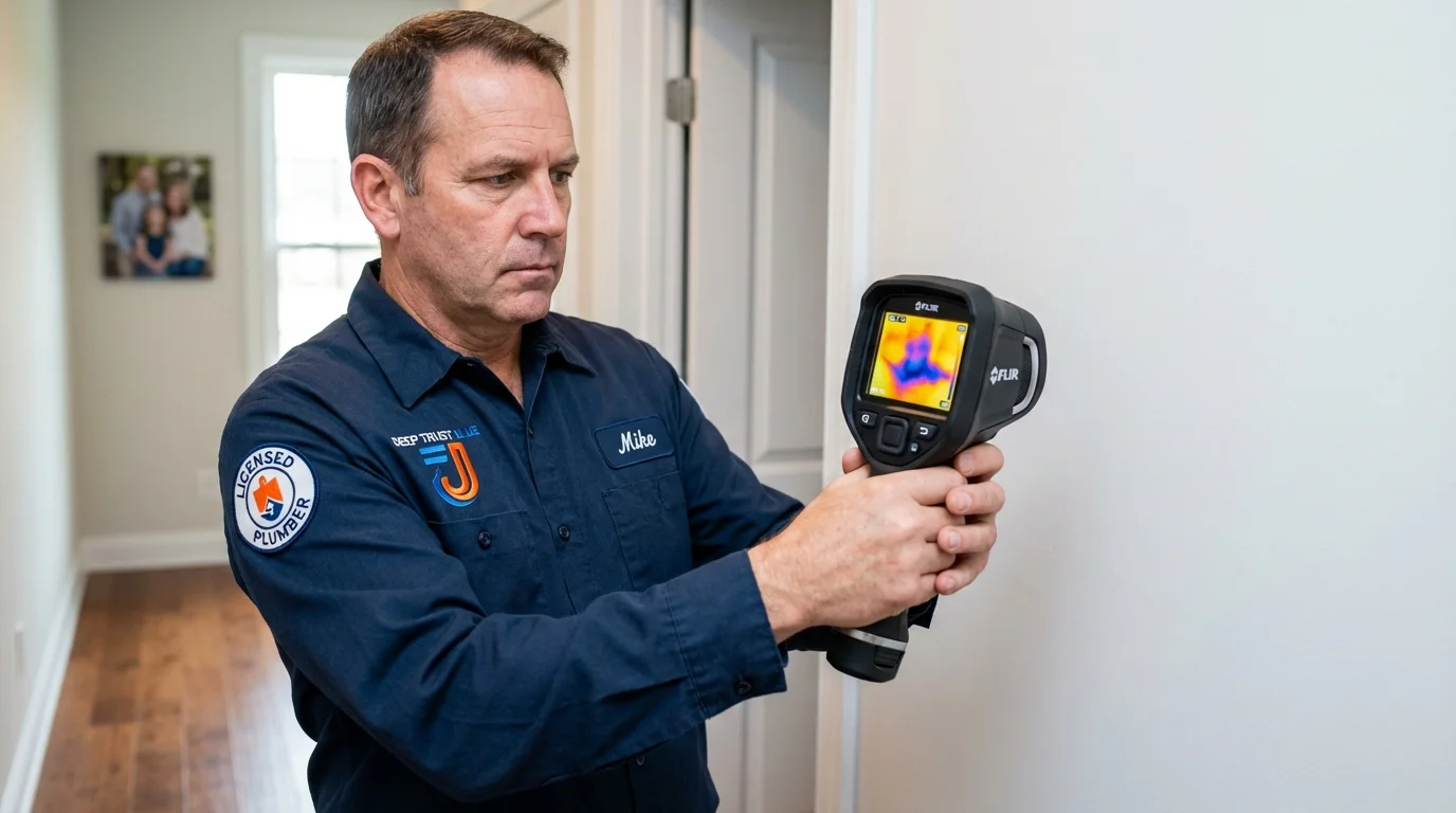 Thermal imaging leak detection by Johns Plumbing LLC in Chowchilla